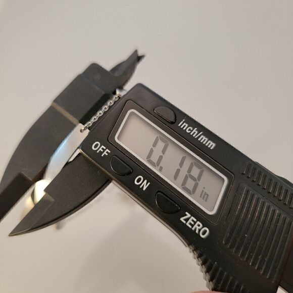 New Silver Stainless Steel Delicate Heart Chain ID Bracelet - Picture 6 of 7